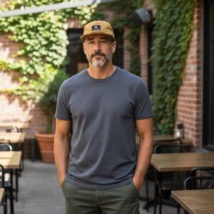 Lamson Mustard Yellow Flat Bill Rope Cap BNWT